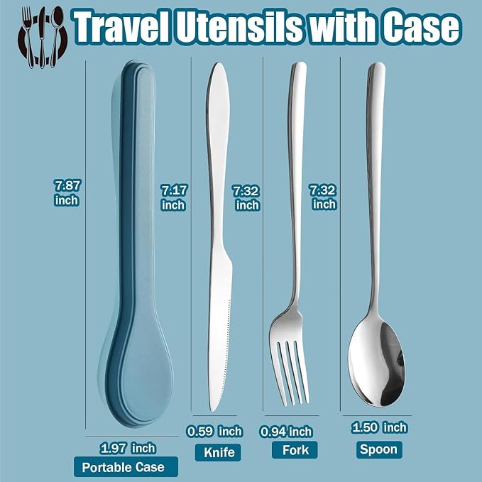 Blue-New Case with Kinfe