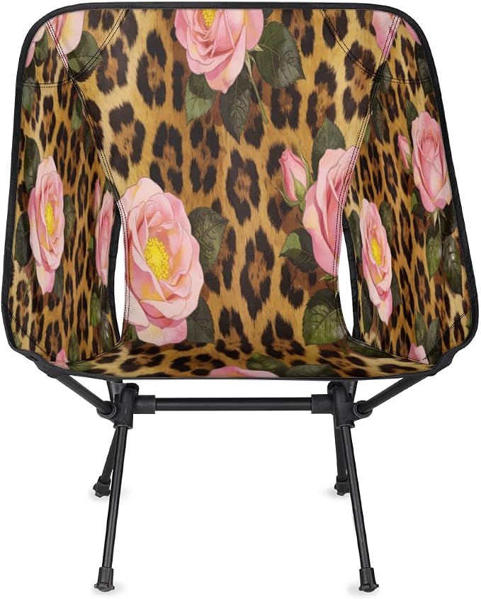 Pink Rose Leopard Print