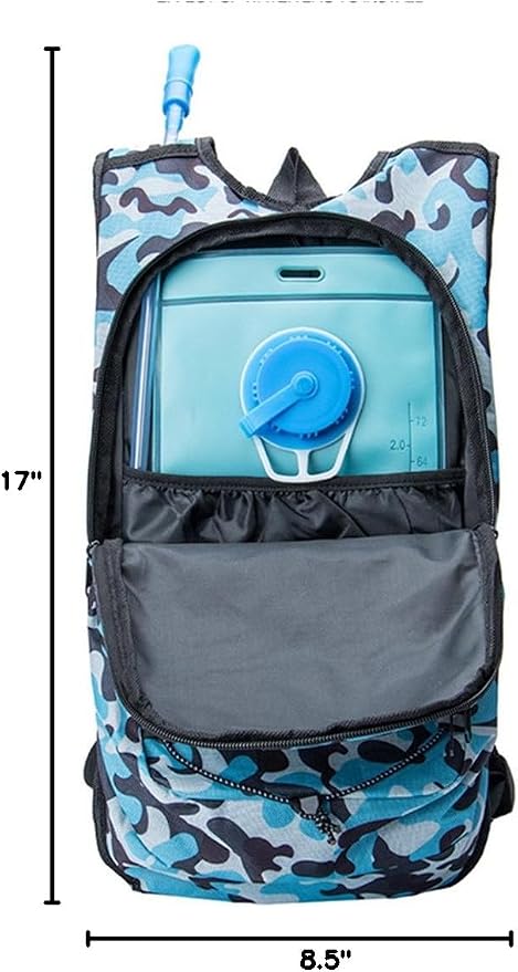 Camo Blue with 2L water bladder