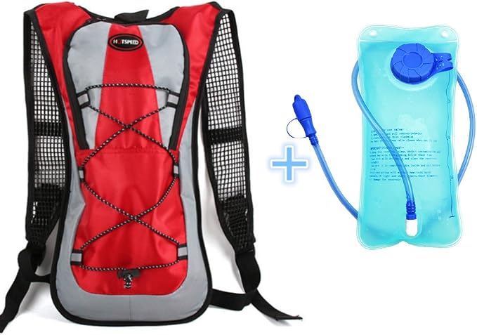 Red with 2L water bladder