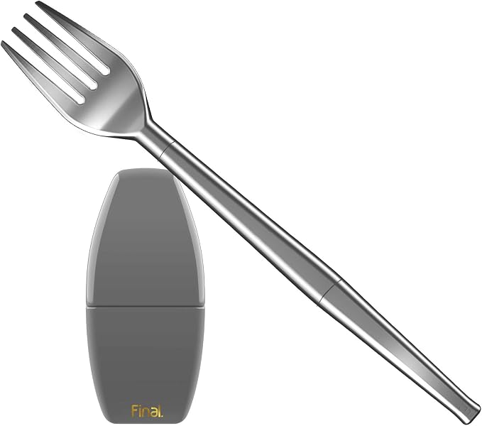 Shark Butt Grey Case, Silver Fork