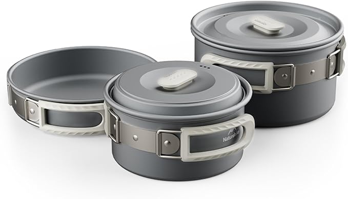 Kit A(1.7L pot+7inch pan+1L pot)