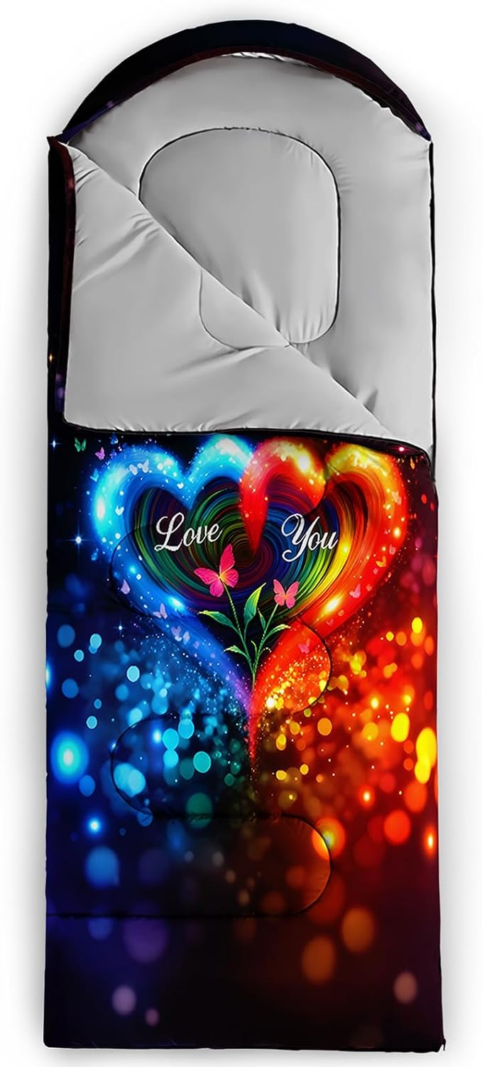 Red Blue Hearts 32