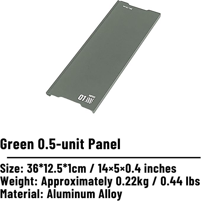 Green 0.5-unit Panel