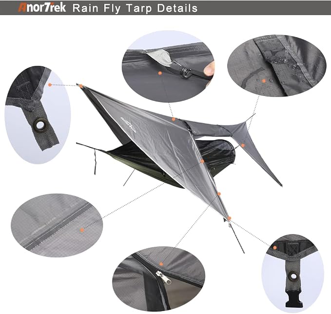 Green With Rain Fly Tarp