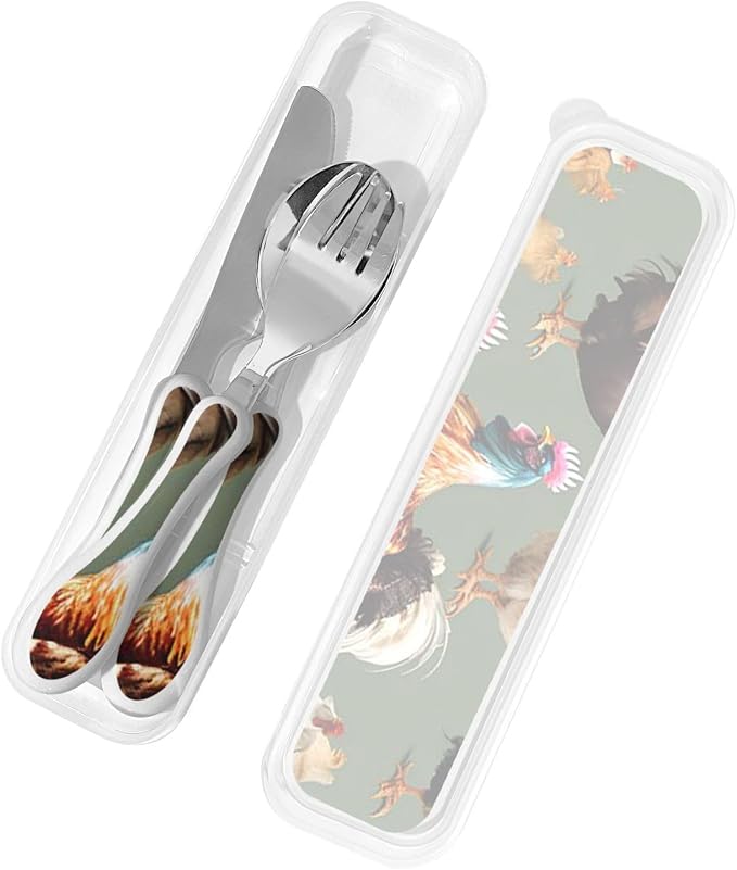 Chicken And Rooster Print