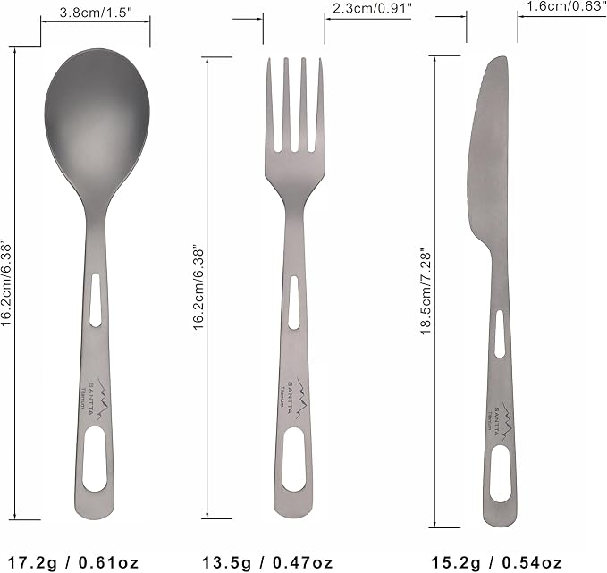 Spoon Fork Knife 3-PC
