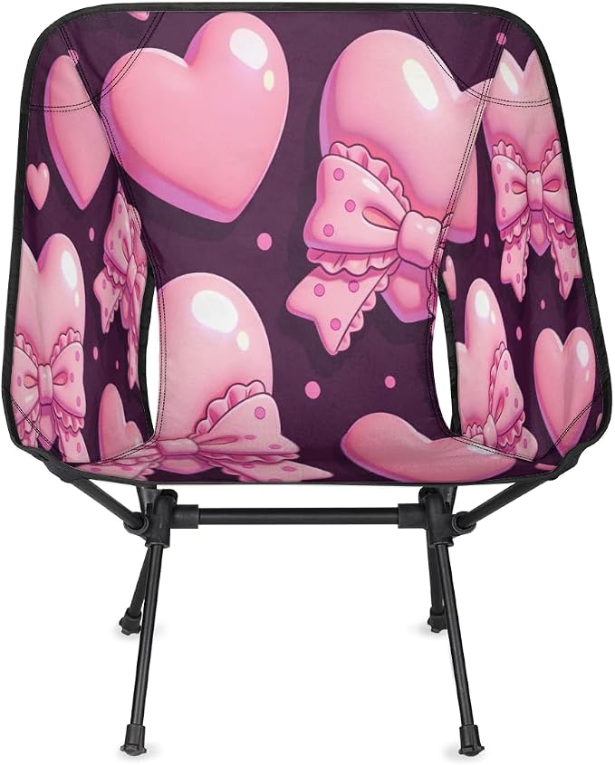 Pink Heart Butterfly Polka Dot