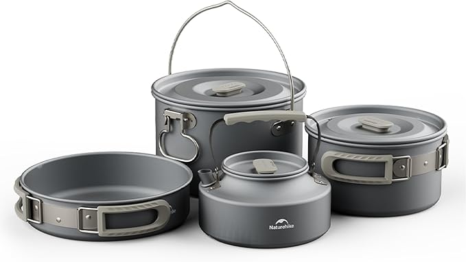 Kit D(3L hanging pot+1.7L pot+8inch pan+0.8L kettle)