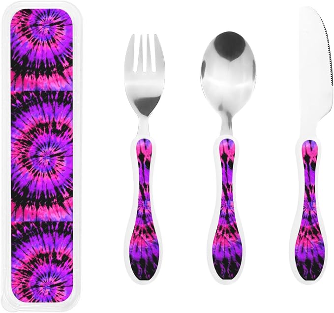 Purple Black Swirl Tie Dye