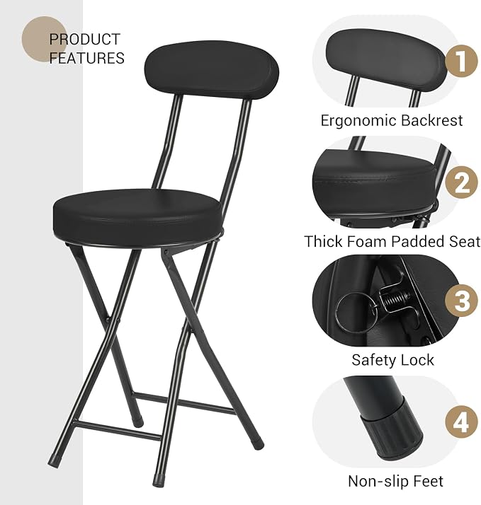 Black-set of 2-19.2inch