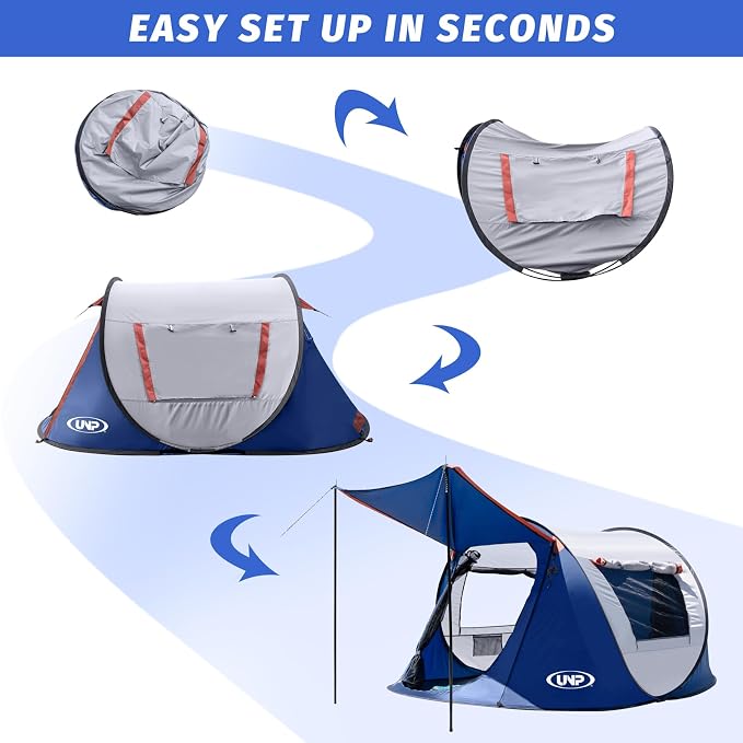 3 Person Blue with Vestibule