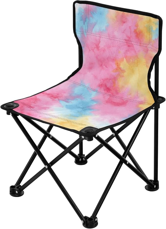 Tie Dye Pink Yellow Watercolor