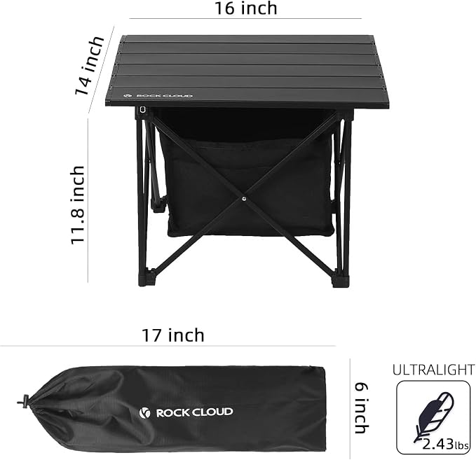 With Storage Bag Reinforced Black
