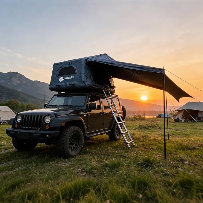 roof tent with awning