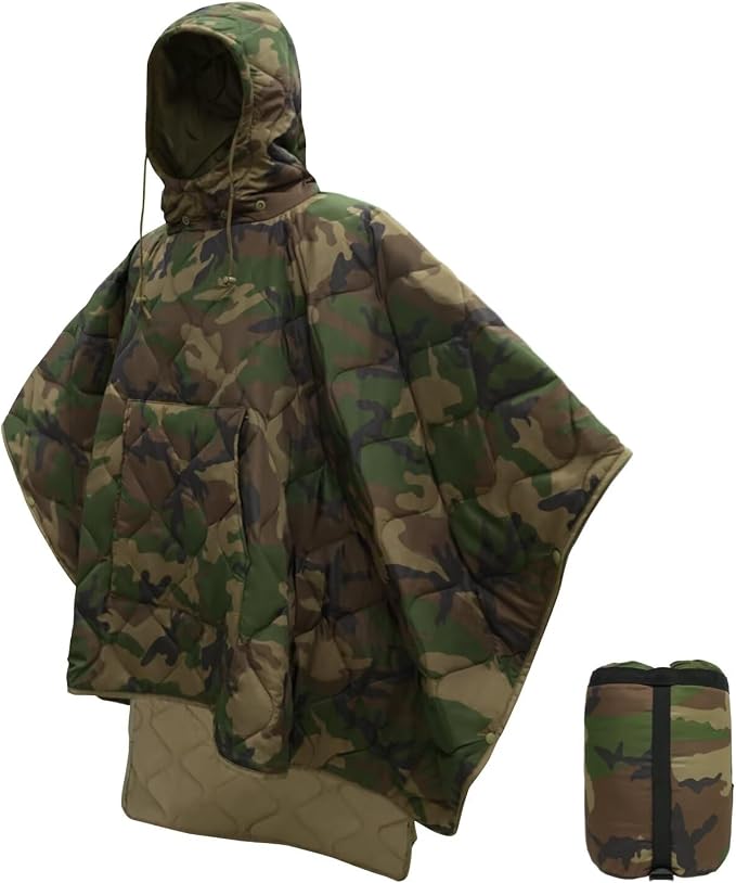 Hooded Us 4 Color Woodland