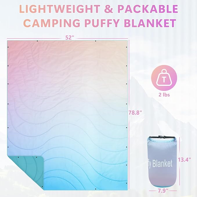 Rainbow Gradient Blanket