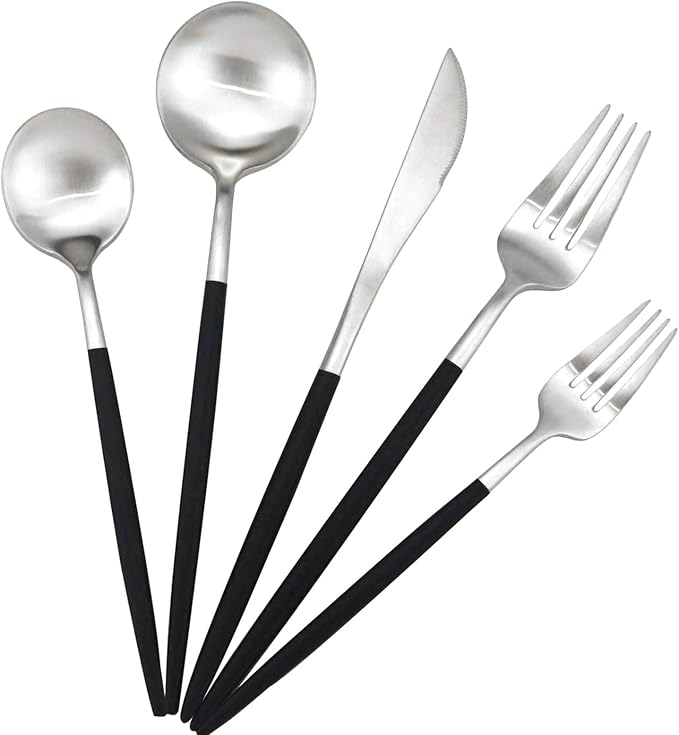 Black Handle Silver