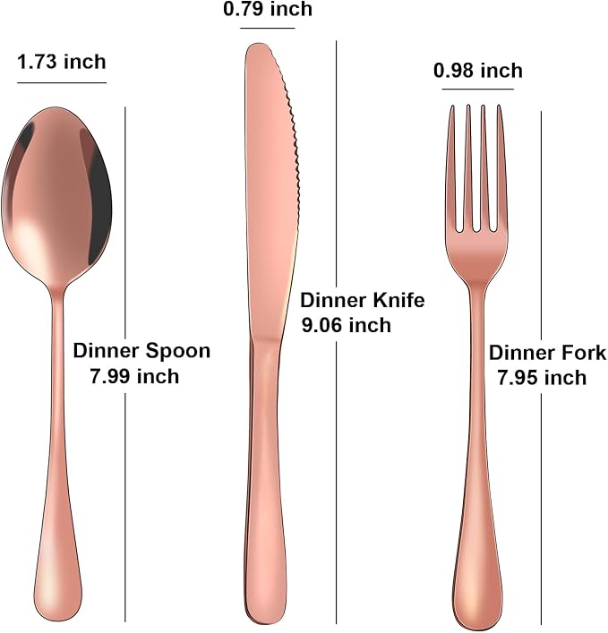 Rose Gold - 3 PCs