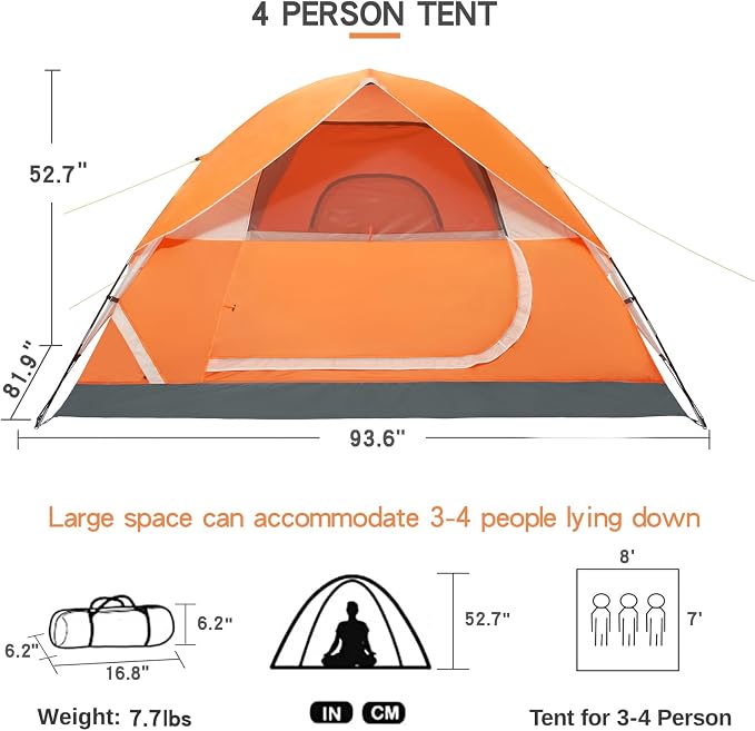 4 personOrange/grey