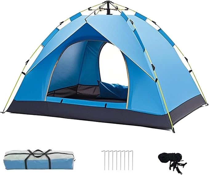 Single-layer Instant Tent | Blue | 4 Person