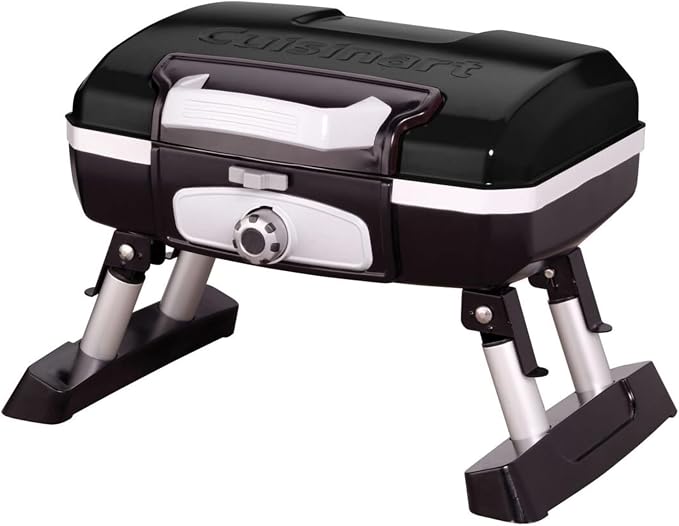 Petit Gourmet Tabletop Gas Grill, Black