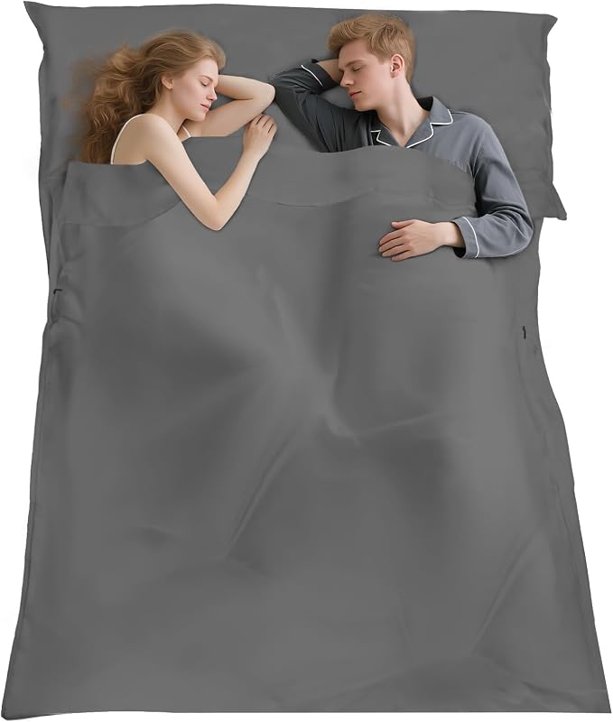 Double (Fits 2 People) - Gray with Zipper