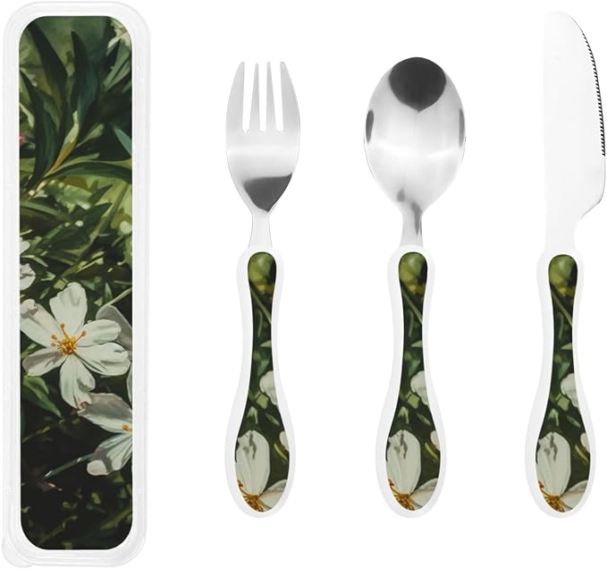Flowers And Green Leaves