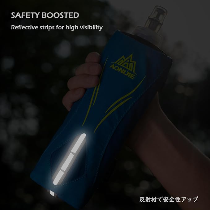 A-Black 500ml Handheld Bottle