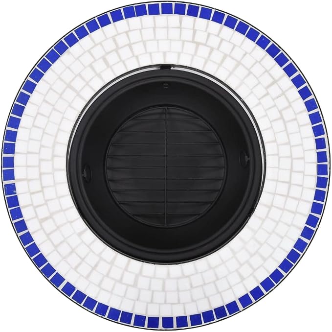 Blue and White