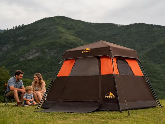 4 Person Brick Red