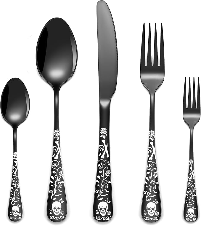 10-40#-Black-Skull-Rose