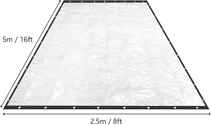 Black - 8*16ft/2.5*5m