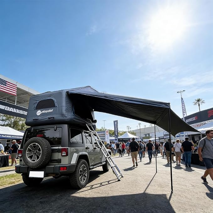 roof tent with awning