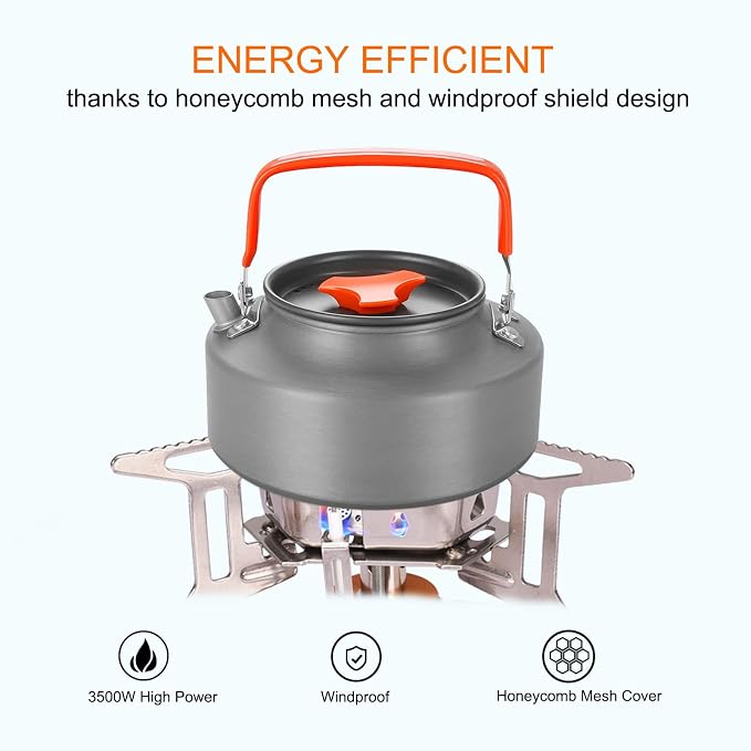Backpacking Stove with Adapter
