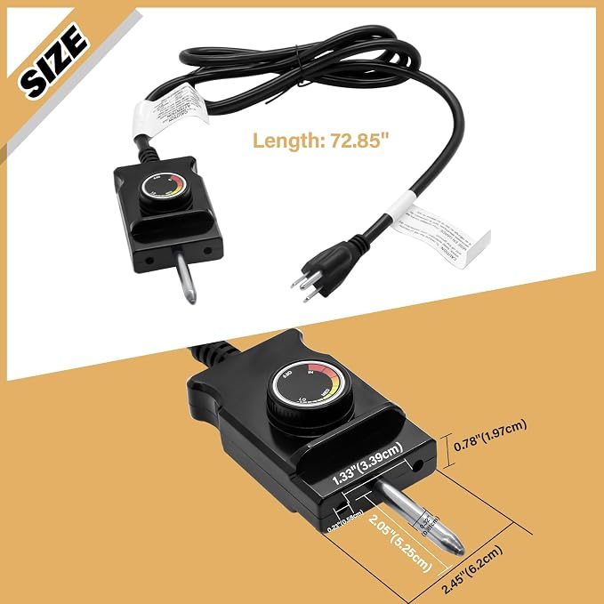 Power Cord with Thermostat