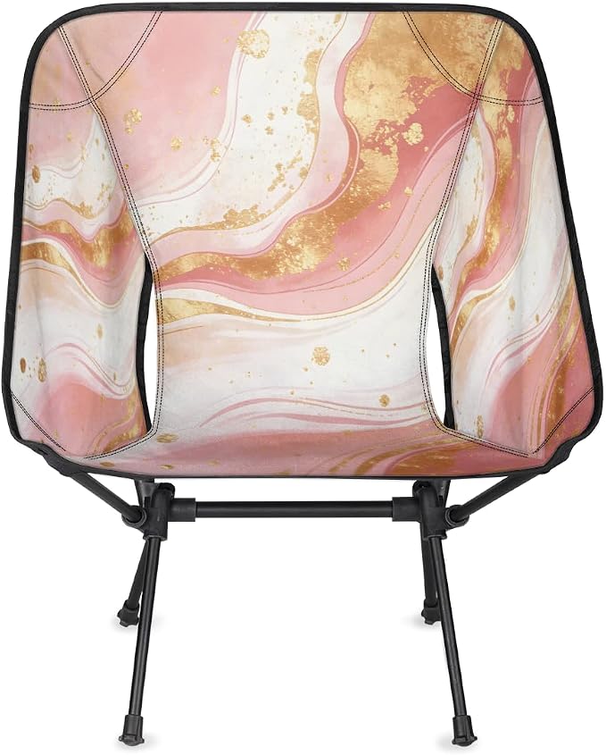Pink Gold Marble Design