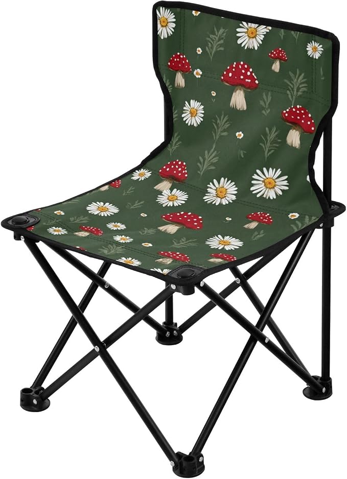 Boho Mushroom Daisy Green