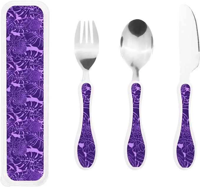 Purple Lavender Hawaiian Print