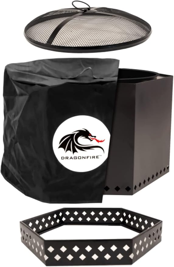 Black Backyard Smokeless Firepit