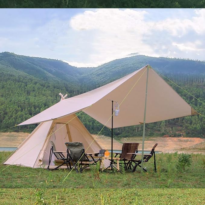Tent and awning