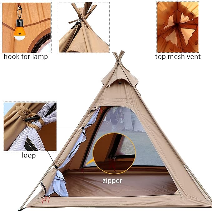 Tent alone