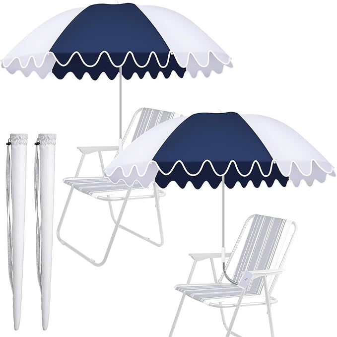 Dark Blue and White