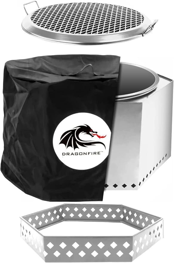 Stainless Backyard Smokeless Firepit