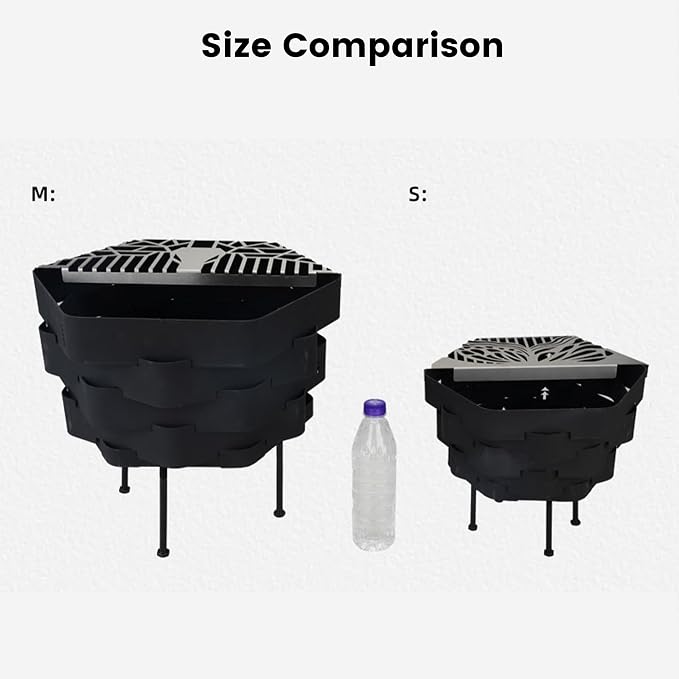 Stainless Steel Firepit with a Grill