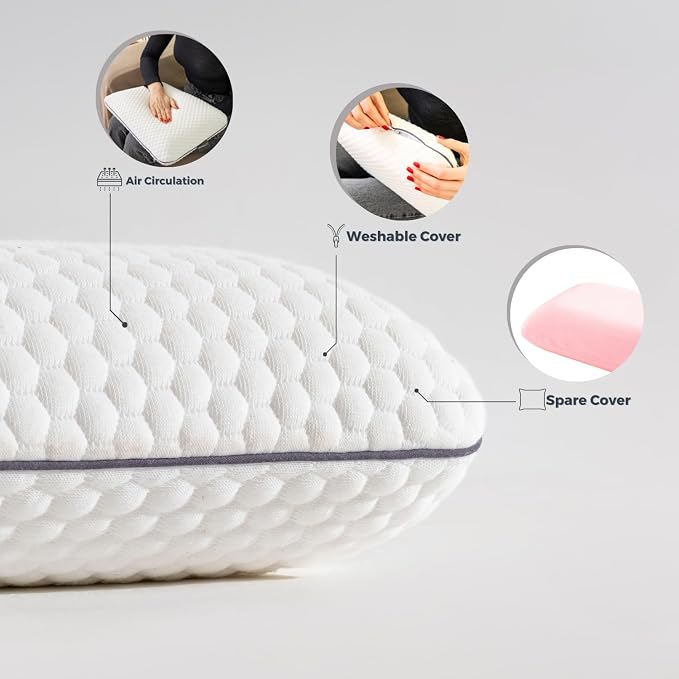 White- With Extra Pink Cotton Cover