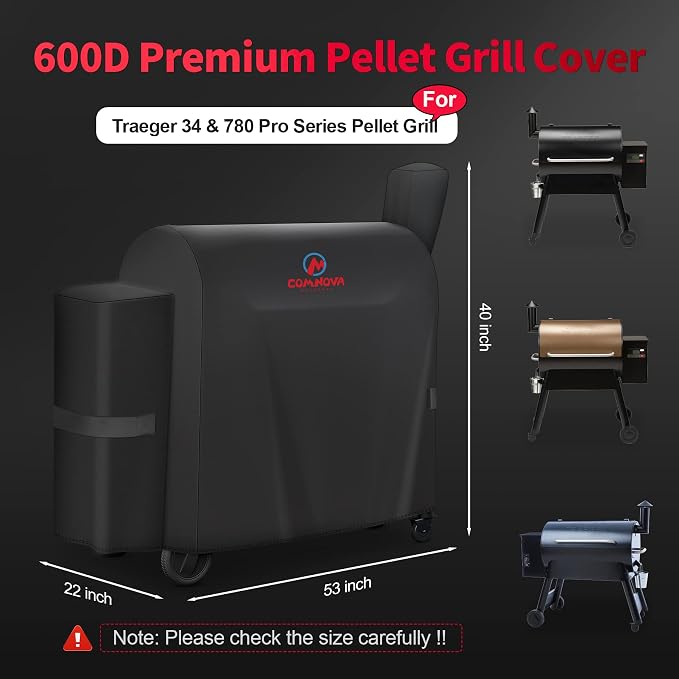 Black - Fit Traeger Pro 34 / 780 Series