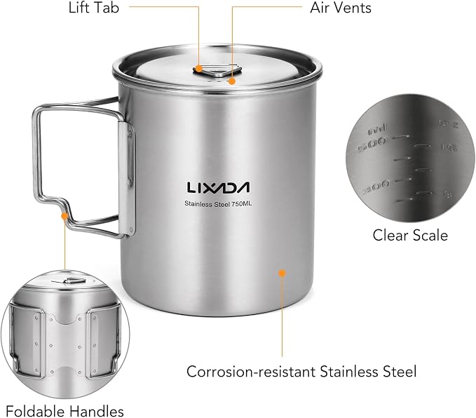 750ML Stainless Steel Cup
