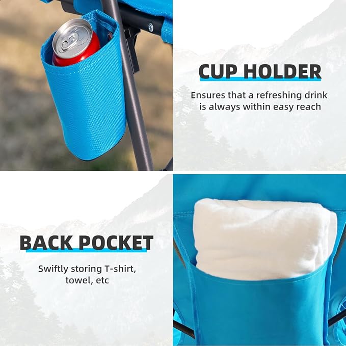 Blue With Back Pocket