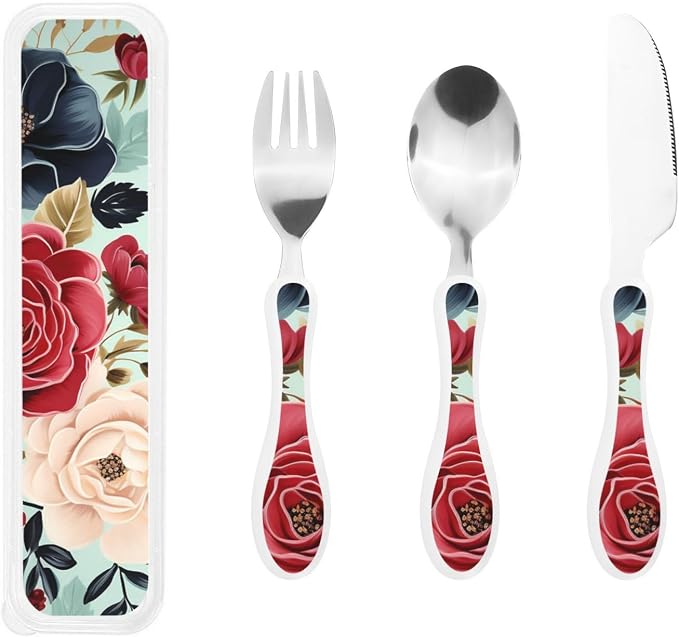Maroon And Navy Flowers